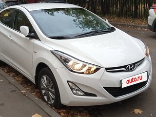 2014 Hyundai Elantra V (MD) Рестайлинг, белый, 1240900 рублей, вид 1