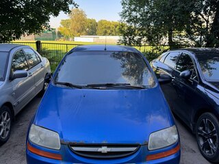 2004 Chevrolet Aveo I, синий, 170000 рублей, вид 1