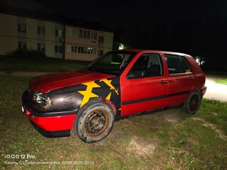 1994 Volkswagen Golf III, красный, 115000 рублей, вид 2
