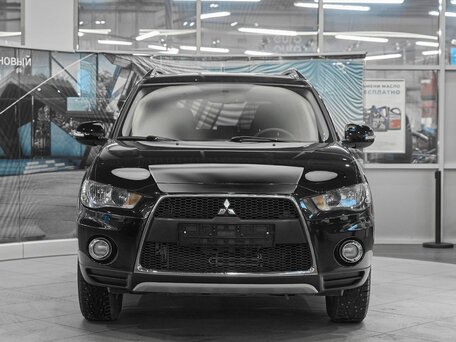 2012 Mitsubishi Outlander II Рестайлинг, чёрный, 849000 рублей, вид 2