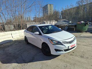 2016 Hyundai Solaris I Рестайлинг, белый, 550000 рублей, вид 3