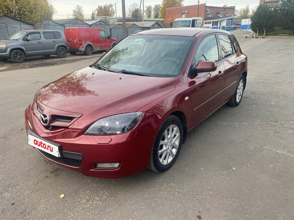 2008 Mazda 3 I (BK) Рестайлинг, красный, 435000 рублей