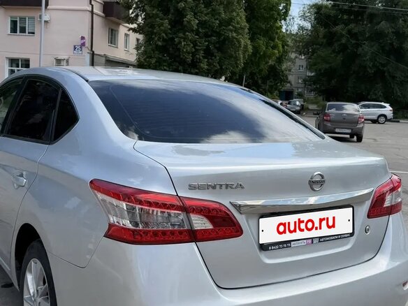 2014 Nissan Sentra VII (B17), серебристый, 1030000 рублей - вид 6