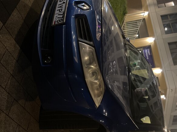 2007 Renault Megane II Рестайлинг, синий, 385000 рублей