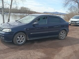 1999 Opel Astra G, синий, 290000 рублей, вид 1