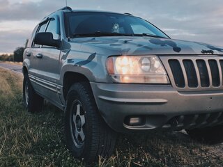 1999 Jeep Grand Cherokee II (WJ), серый, 900000 рублей, вид 3