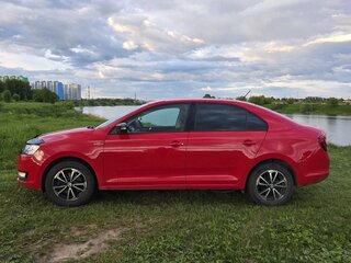 2019 Skoda Rapid I Рестайлинг, красный, 1360000 рублей, вид 2