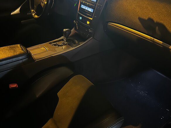 2011 Lexus IS 250 II Рестайлинг 2, чёрный, 1800000 рублей - вид 9
