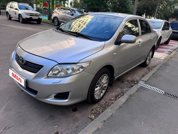 2008 Toyota Corolla X (E140, E150), серебристый