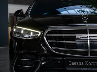 2021 Mercedes-Benz S-Класс 500 Long 4MATIC VII (W223), чёрный, 11200000 рублей, вид 2