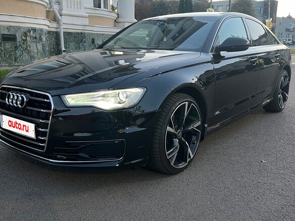 2015 Audi A6 IV (C7) Рестайлинг, чёрный, 1650000 рублей