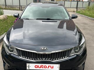 2019 Kia Optima IV Рестайлинг, синий, 1750000 рублей, вид 2