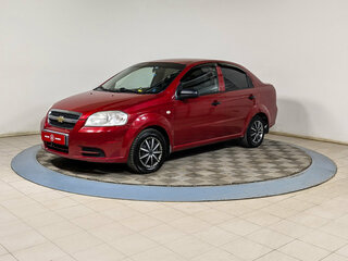 2010 Chevrolet Aveo I Рестайлинг, красный, 399900 рублей, вид 4