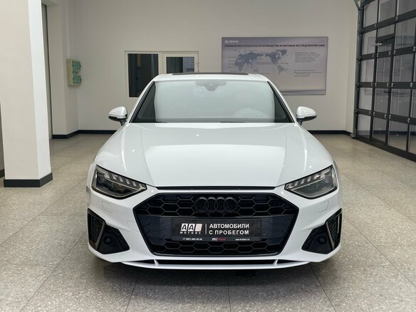 2020 Audi A4 40 TFSI V (B9) Рестайлинг, белый, 3270000 рублей - вид 4