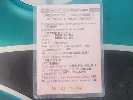 2021 Minsk (Минск) C4 300, зелёный, 165000 рублей, вид 3