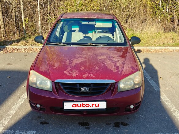 2007 Kia Cerato I Рестайлинг, красный, 220000 рублей - вид 1