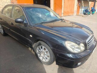 2007 Hyundai Sonata ТагАЗ IV (EF) Рестайлинг, чёрный, 382500 рублей, вид 1