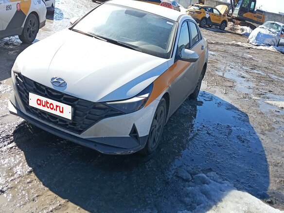 2023 Hyundai Elantra VII (CN7), белый - вид 1