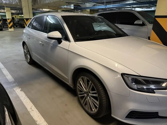 2016 Audi A3 III (8V) Рестайлинг, белый - вид 2