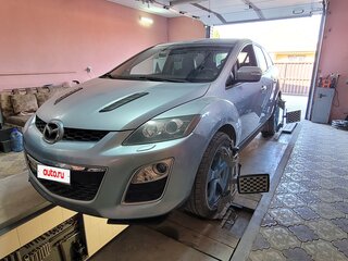 2008 Mazda CX-7 I, голубой, 1150000 рублей, вид 3