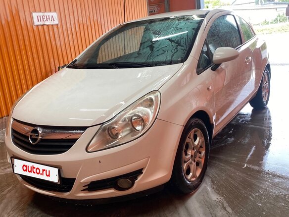 2010 Opel Corsa D Рестайлинг I, белый, 370000 рублей