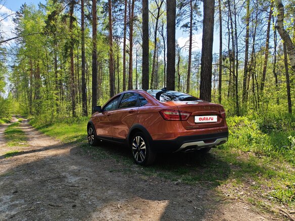 2021 Lada (ВАЗ) Vesta Cross I, красный, 1249000 рублей - вид 1
