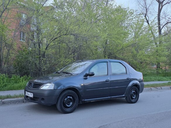 2007 Renault Logan I, серый, 250000 рублей - вид 2