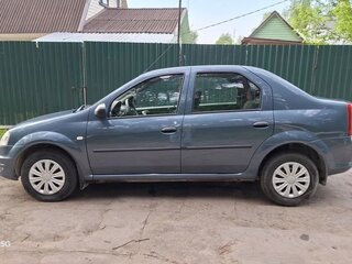 2010 Renault Logan I Рестайлинг, синий, 370000 рублей, вид 2