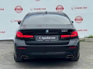 2021 BMW 5 серии 520i VII (G30/G31/G38) Рестайлинг, чёрный, 3499000 рублей, вид 4