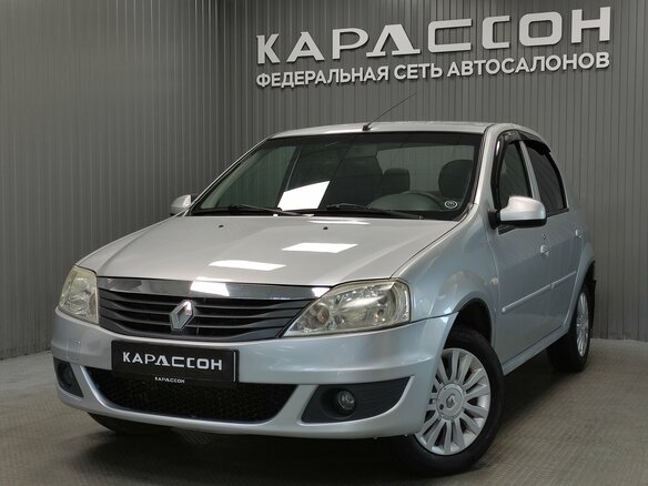 2012 Renault Logan I Рестайлинг, серый, 465000 рублей