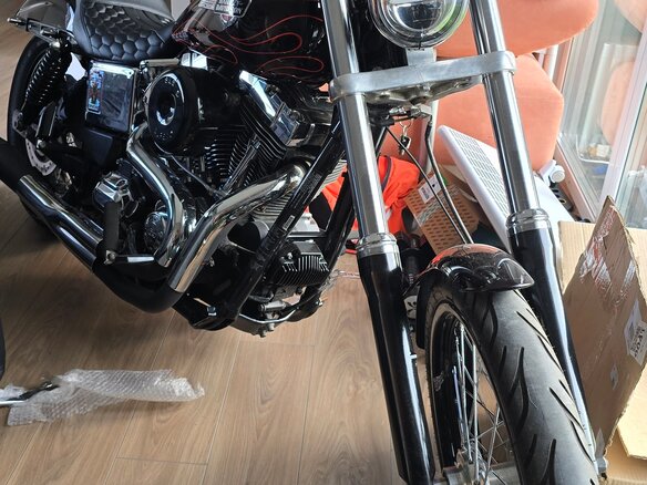 2014 Harley-Davidson Dyna Wide Glide, чёрный, 890000 рублей - вид 13