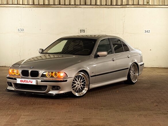 2002 BMW 5 серии 530d IV (E39) Рестайлинг, серебристый, 890000 рублей