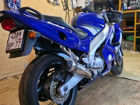 2002 Yamaha YZF600R Thundercat, синий, 299999 рублей, вид 5