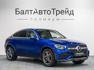 2021 Mercedes-Benz GLC Coupe 300 I (C253) Рестайлинг, синий, 4450000 рублей, вид 5