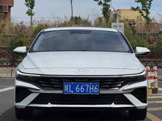2023 Hyundai Elantra N Line VII (CN7) Рестайлинг, белый, 1340000 рублей, вид 2