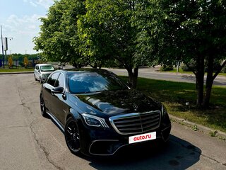 2018 Mercedes-Benz S-Класс AMG 63 AMG Long III (W222, C217) Рестайлинг, чёрный, 8500000 рублей, вид 1