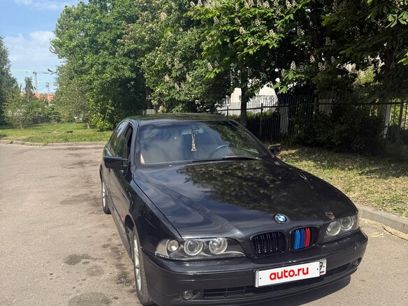 2002 BMW 5 серии 520d IV (E39) Рестайлинг, чёрный, 499992 рублей - вид 1