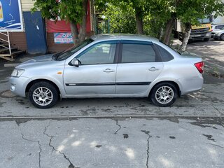 2013 Lada (ВАЗ) Granta I, серебристый, 470000 рублей, вид 5