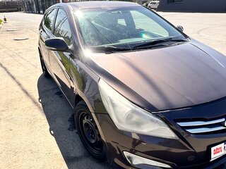 2014 Hyundai Solaris I Рестайлинг, коричневый, 700000 рублей, вид 2