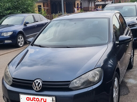 2010 Volkswagen Golf VI, серый - вид 2