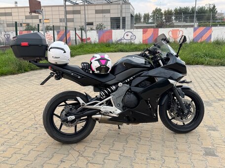 2011 Kawasaki ER-4F (Ninja 400R), чёрный, 380000 рублей, вид 4