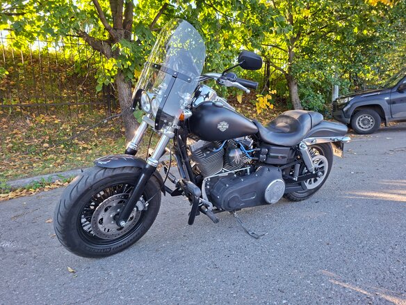 2012 Harley-Davidson Fat Bob, чёрный, 700000 рублей - вид 3