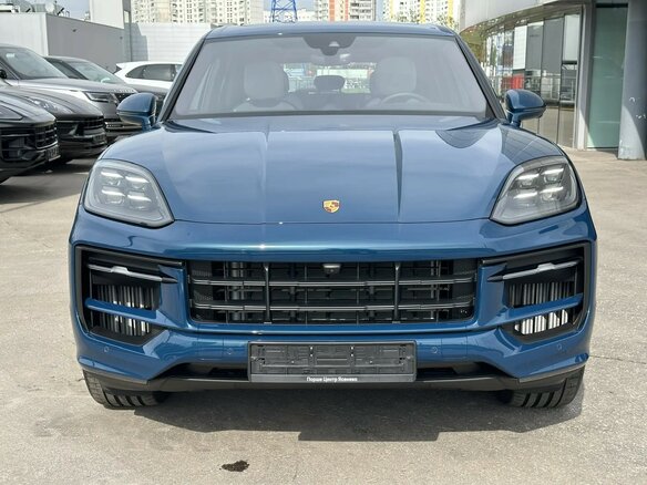 2024 Porsche Cayenne III Рестайлинг, синий - вид 4