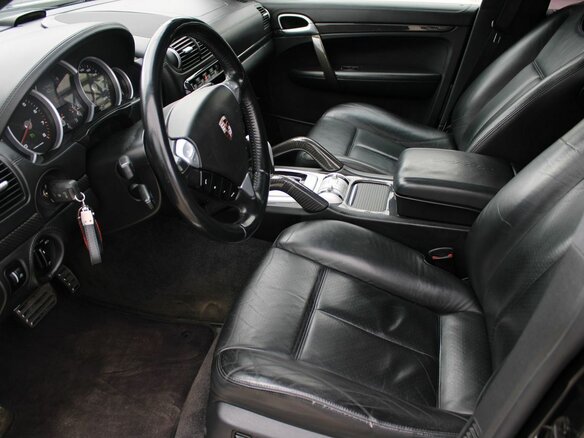 2008 Porsche Cayenne Turbo S I Рестайлинг (957), чёрный - вид 12