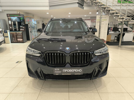 2022 BMW X3 30i xDrive III (G01) Рестайлинг, чёрный, 4850000 рублей, вид 2