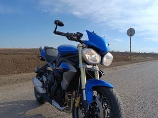 2014 Triumph Street Triple, синий, 550000 рублей, вид 3