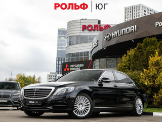 2016 Mercedes-Benz S-Класс 500 VI (W222, C217), чёрный, 2618000 рублей, вид 1