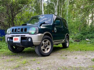 2001 Suzuki Jimny Kei car III, зелёный, 750000 рублей, вид 3