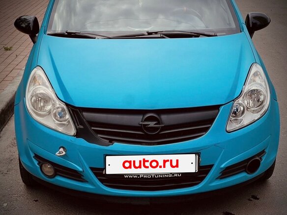 2008 Opel Corsa D, голубой, 410000 рублей