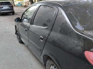 2007 Peugeot 206, чёрный, 190000 рублей, вид 4